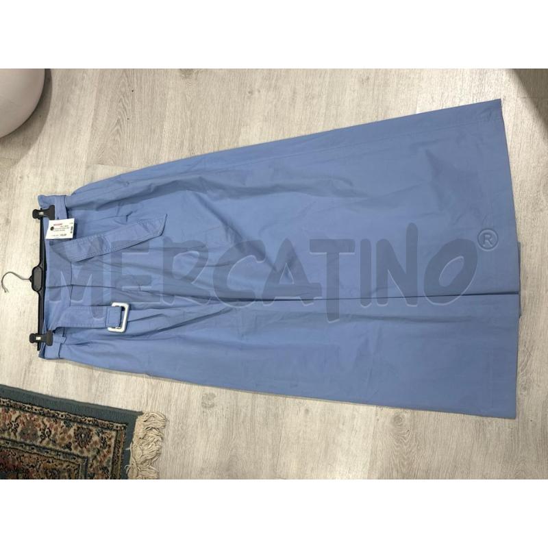 PANTALONE DONNA ZARA AZZURRO CINTURA  | Mercatino dell'Usato San giovanni teatino 1