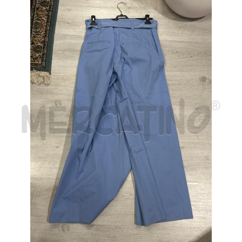 PANTALONE DONNA ZARA AZZURRO CINTURA  | Mercatino dell'Usato San giovanni teatino 2