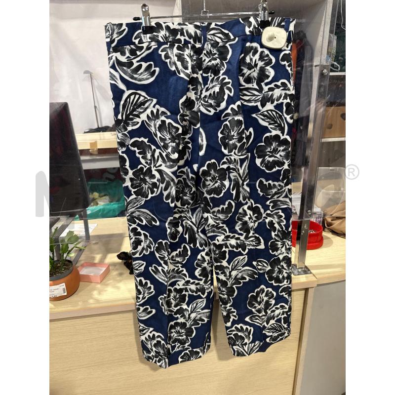 PANTALONE DONNA 'S MAX MARA BLU FANTASOA | Mercatino dell'Usato San giovanni teatino 2