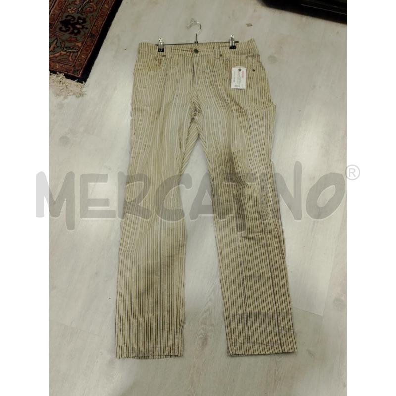 PANTALONE UOMO JECKERSON RIGHE VERDI BEIGE | Mercatino dell'Usato San giovanni teatino 1
