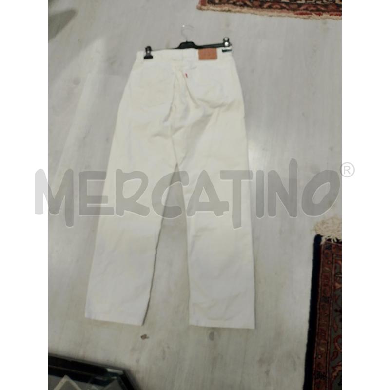 PANTALONE UOMO LEVIS BIANCO  | Mercatino dell'Usato San giovanni teatino 2