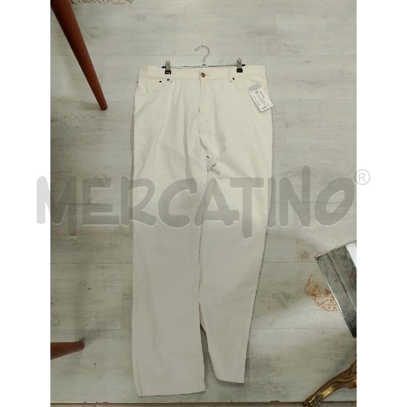 PANTALONE UOMO MALBORO CLASSIC BIANCHI  | Mercatino dell'Usato San giovanni teatino 1