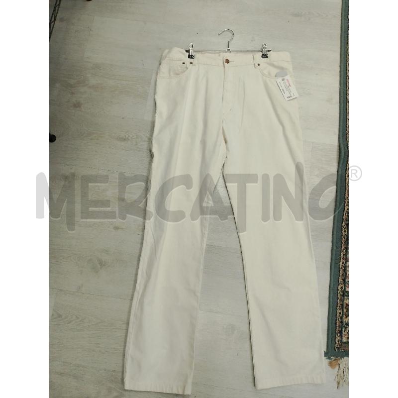 PANTALONE UOMO MALBORO CLASSIC BIANCHI  | Mercatino dell'Usato San giovanni teatino 3