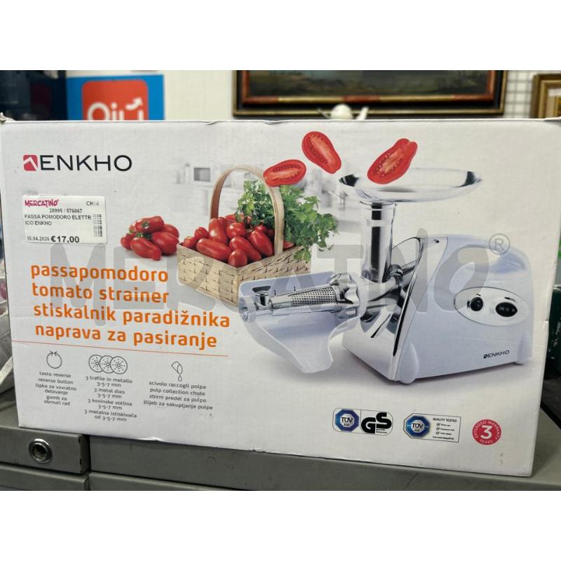 PASSA POMODORO ELETTRICO ENKHO | Mercatino dell'Usato San giovanni teatino 1