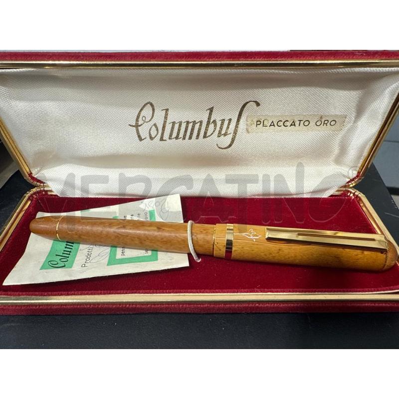 PENNA STILOGRAFICA COLUMBUS LEGNO | Mercatino dell'Usato San giovanni teatino 1