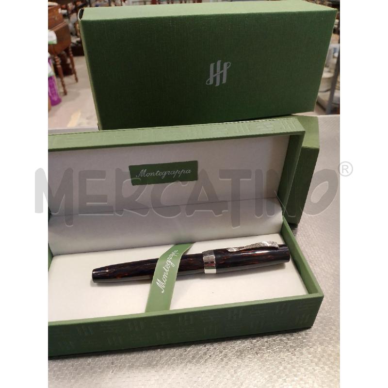 PENNA STILOGRAFICA MONTEGRAPPA ELMO 02 MARRONE BLU | Mercatino dell'Usato San giovanni teatino 2