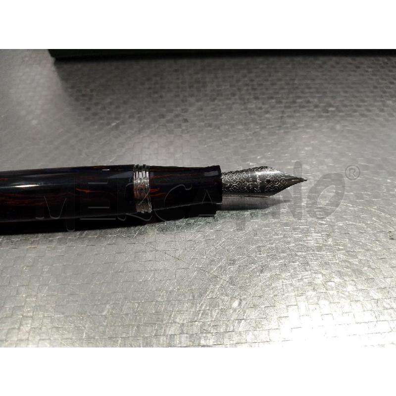 PENNA STILOGRAFICA MONTEGRAPPA ELMO 02 MARRONE BLU | Mercatino dell'Usato San giovanni teatino 3