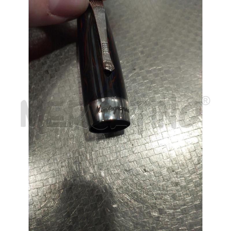 PENNA STILOGRAFICA MONTEGRAPPA ELMO 02 MARRONE BLU | Mercatino dell'Usato San giovanni teatino 4