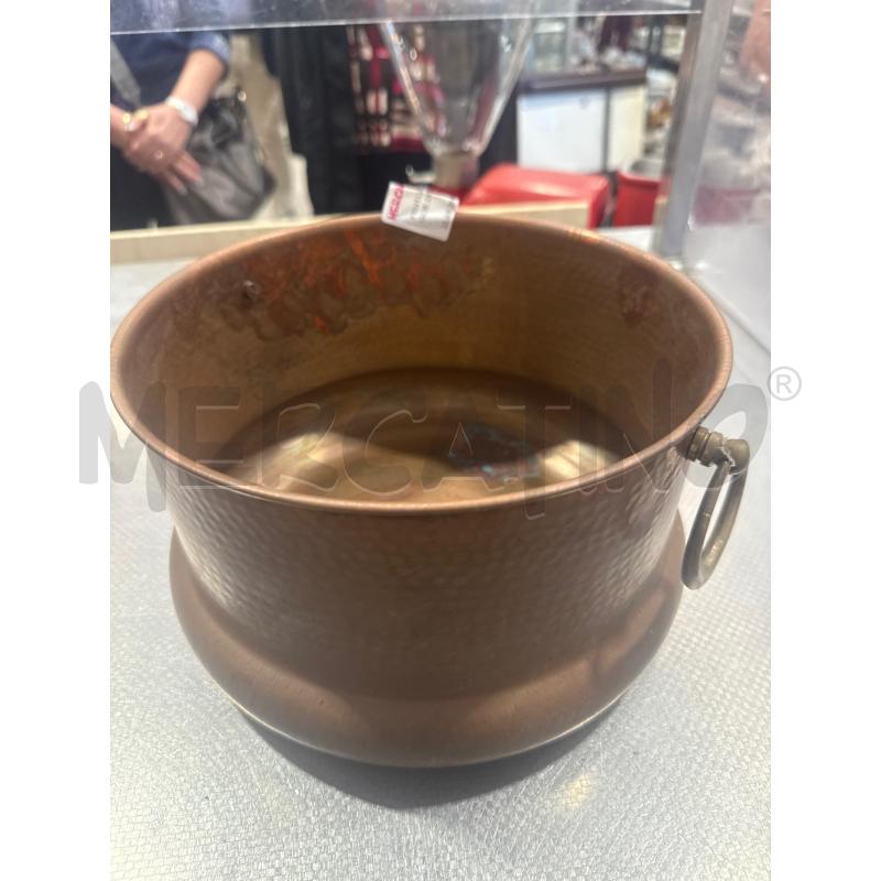 PENTOLA RAME DUE MANIGLIE DORATE | Mercatino dell'Usato San giovanni teatino 1