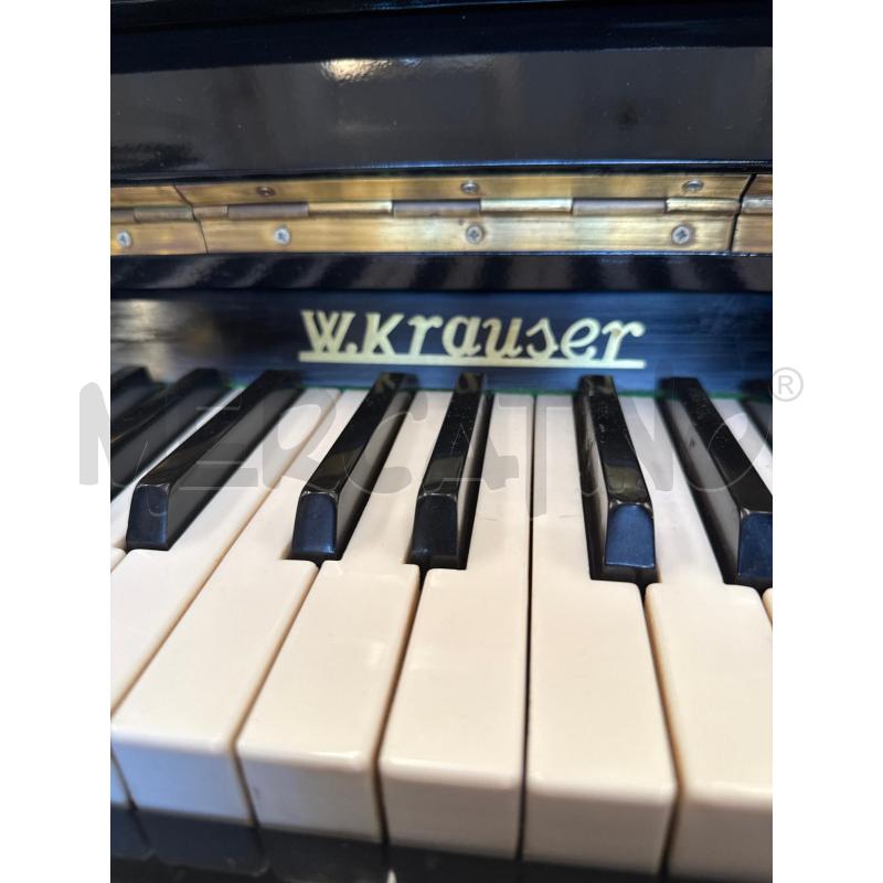 PIANOFORTE VERTICALE W. KRAUSER NERO | Mercatino dell'Usato San giovanni teatino 3