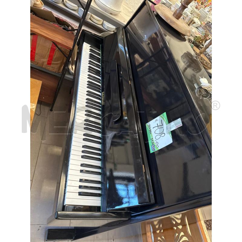 PIANOFORTE VERTICALE W. KRAUSER NERO | Mercatino dell'Usato San giovanni teatino 4
