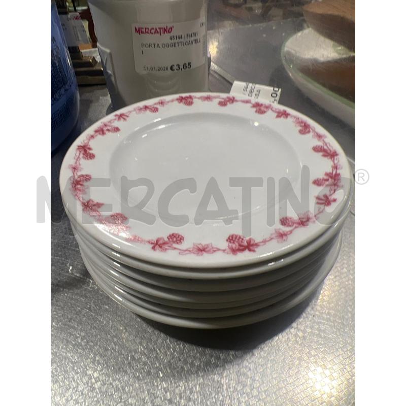 PIATTINI GINORI DECORAZIONE UVA ROSSA | Mercatino dell'Usato San giovanni teatino 1
