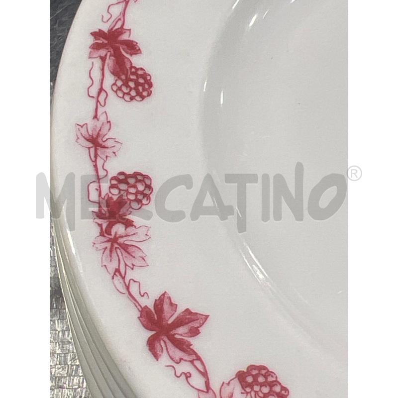 PIATTINI GINORI DECORAZIONE UVA ROSSA | Mercatino dell'Usato San giovanni teatino 3