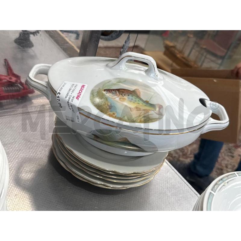 PIATTINI + ZUPPIERA PESCI BAVARIA | Mercatino dell'Usato San giovanni teatino 1