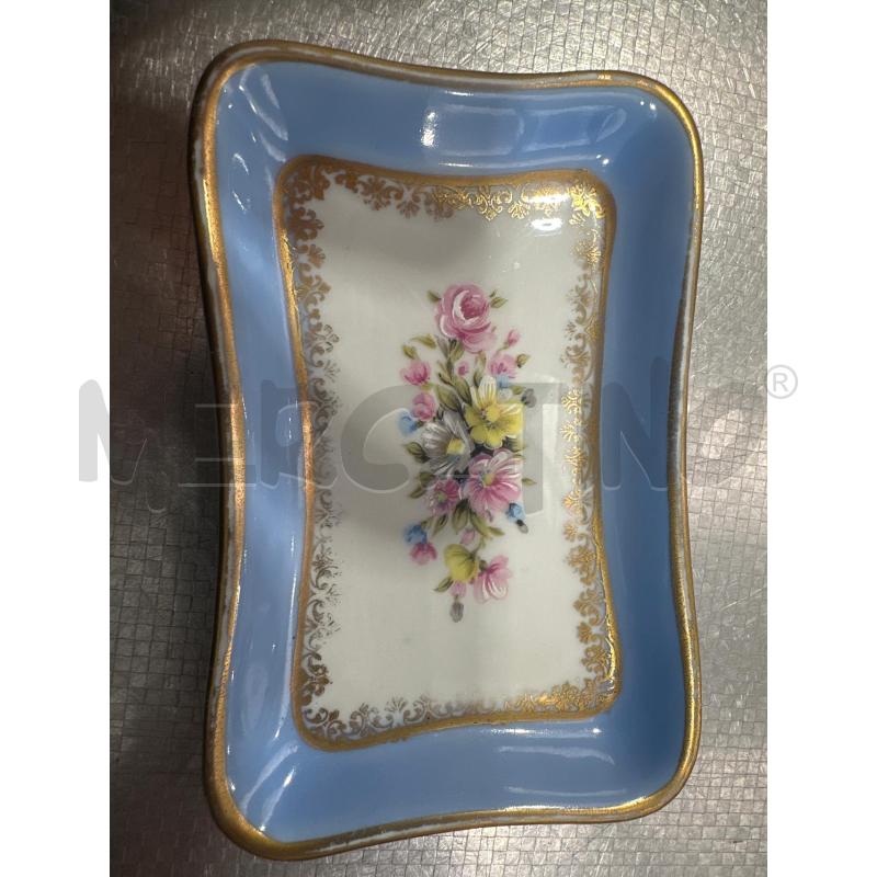 PIATTINO LIMOGES AZZURRO E DORATO | Mercatino dell'Usato San giovanni teatino 1