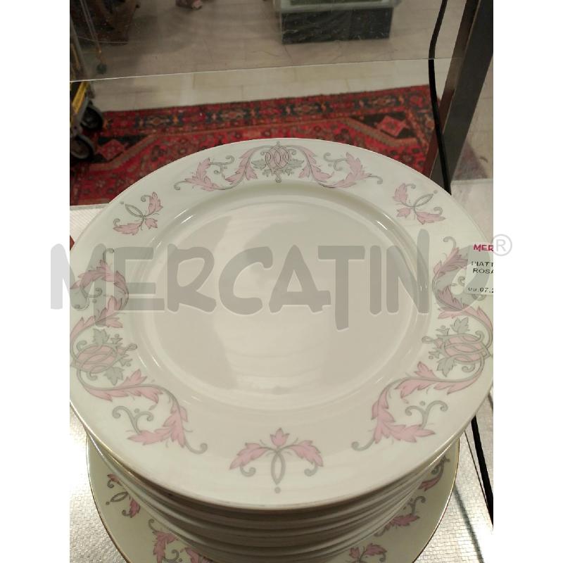 PIATTI GRUPPO BAVARIA ROSA GRIGIO | Mercatino dell'Usato San giovanni teatino 1