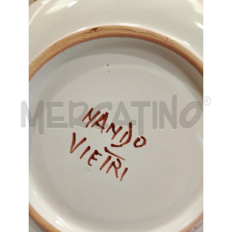 PIATTI PZ. + ZUPPIERA VIETRI BLU MARGHERITE | Mercatino dell'Usato San giovanni teatino 4