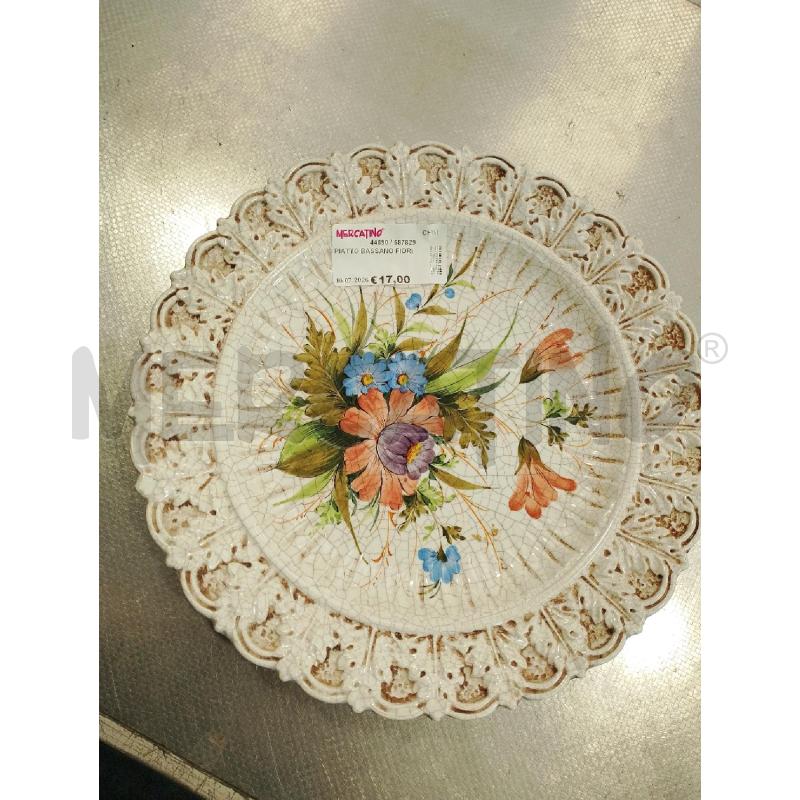 PIATTO BASSANO FIORI | Mercatino dell'Usato San giovanni teatino 1