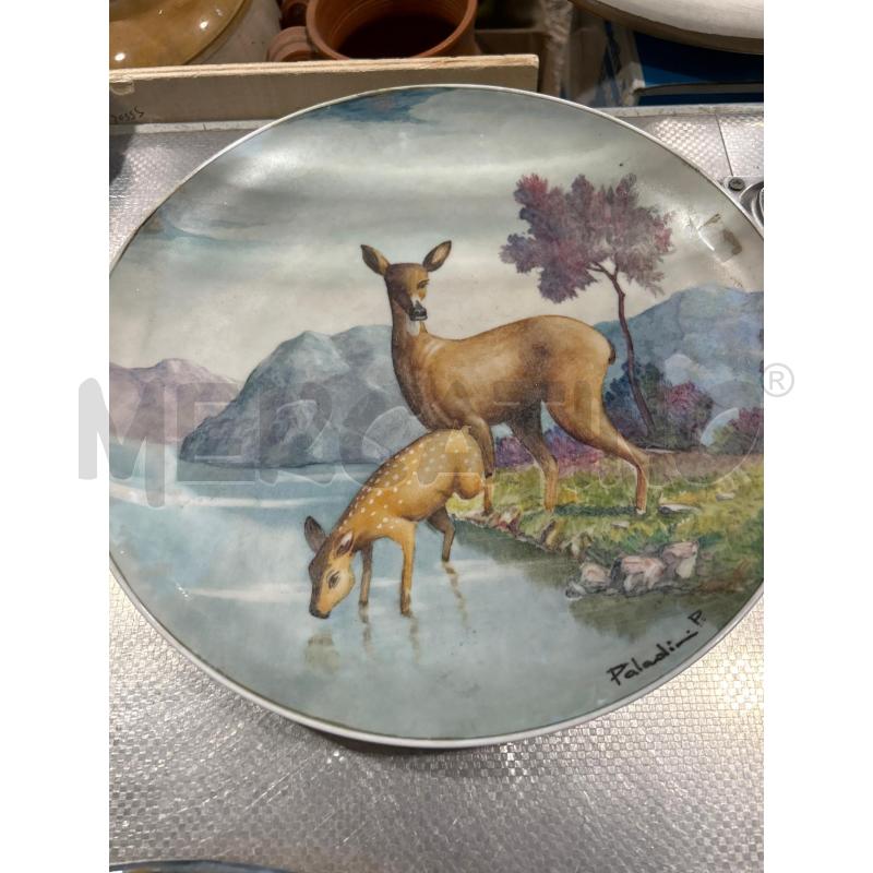 PIATTO BAVARIA CERVI PALADINI P. | Mercatino dell'Usato San giovanni teatino 1