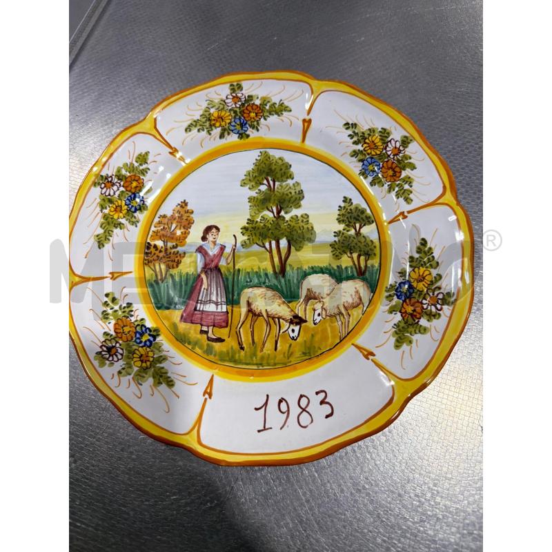 PIATTO BONTEMPO 1983 CERAMICA | Mercatino dell'Usato San giovanni teatino 1