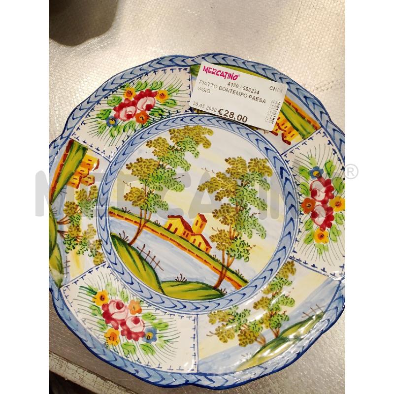 PIATTO BONTEMPO PAESAGGIO | Mercatino dell'Usato San giovanni teatino 1