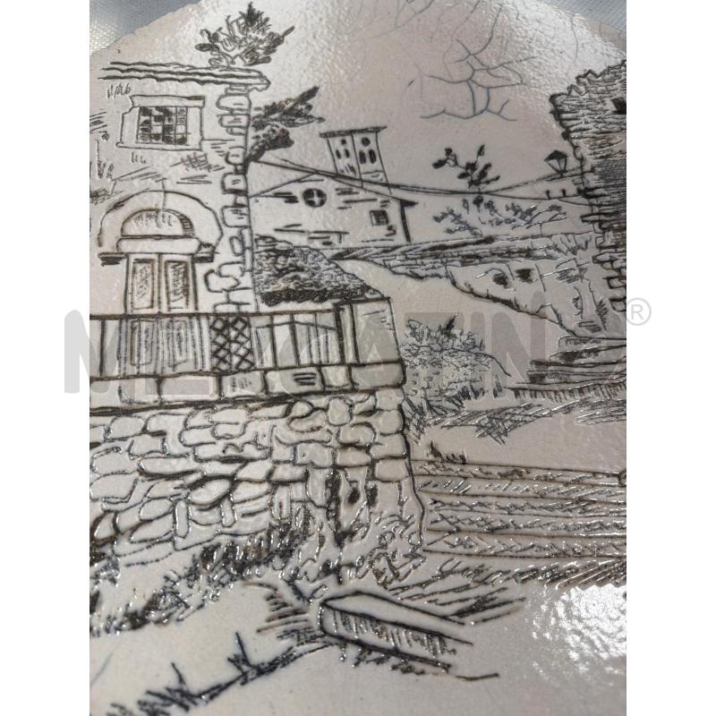PIATTO CERAMICA PAESAGGIO 38CM | Mercatino dell'Usato San giovanni teatino 3