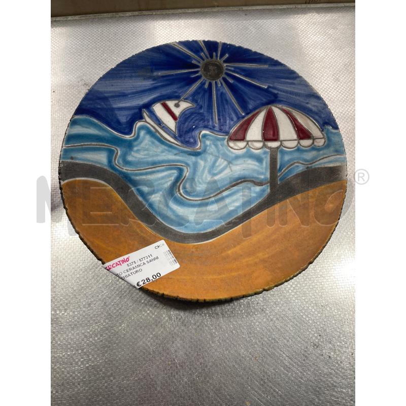 PIATTO CERAMICA SANNIO VINCHIATURO | Mercatino dell'Usato San giovanni teatino 1