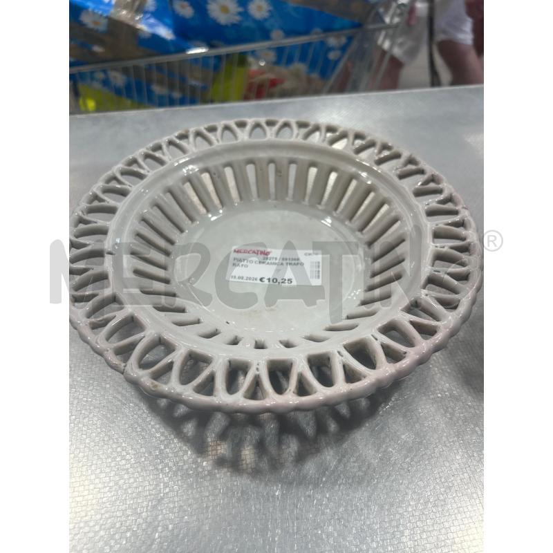 PIATTO CERAMICA TRAFORATO | Mercatino dell'Usato San giovanni teatino 1