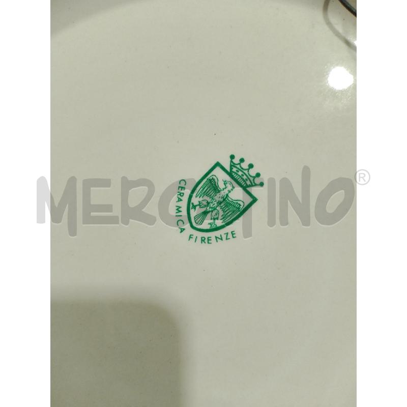 PIATTO DECORATO CERAMICA DI FIRENZE | Mercatino dell'Usato San giovanni teatino 2