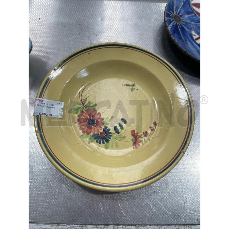 PIATTO FIORACCI AVORIO | Mercatino dell'Usato San giovanni teatino 1