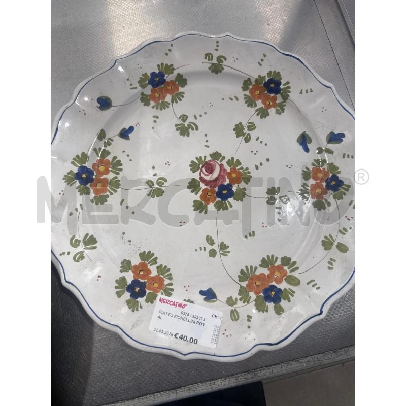 PIATTO FIORELLINI ROYAL | Mercatino dell'Usato San giovanni teatino 1