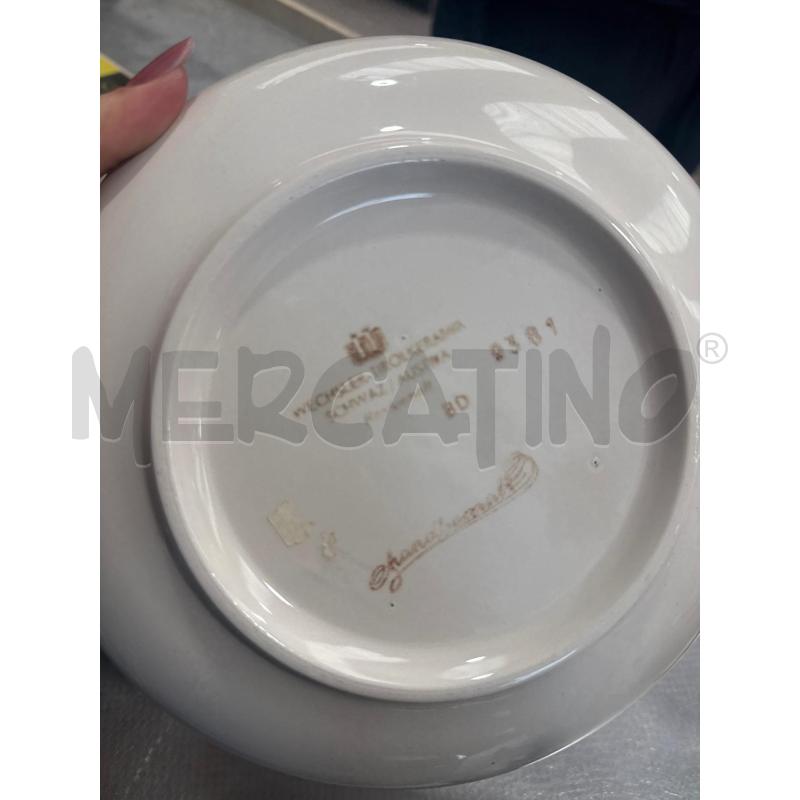 PIATTO FIORI BORDO MARRO AUSTRIACO | Mercatino dell'Usato San giovanni teatino 2