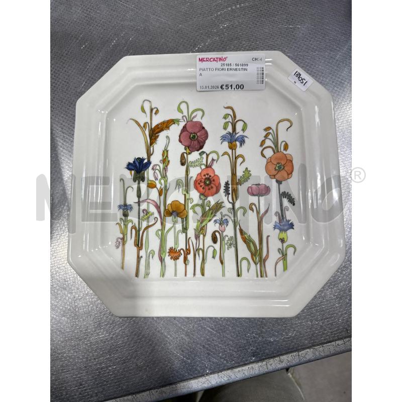 PIATTO FIORI ERNESTINA | Mercatino dell'Usato San giovanni teatino 1