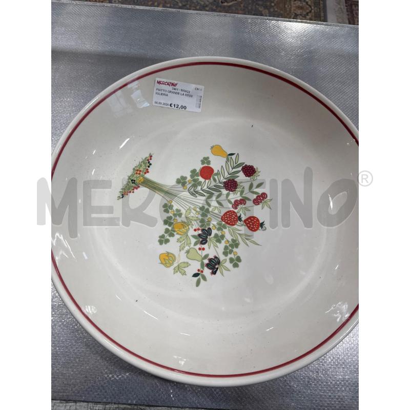 PIATTO GRANDE LA STOVIGLIERIA | Mercatino dell'Usato San giovanni teatino 1