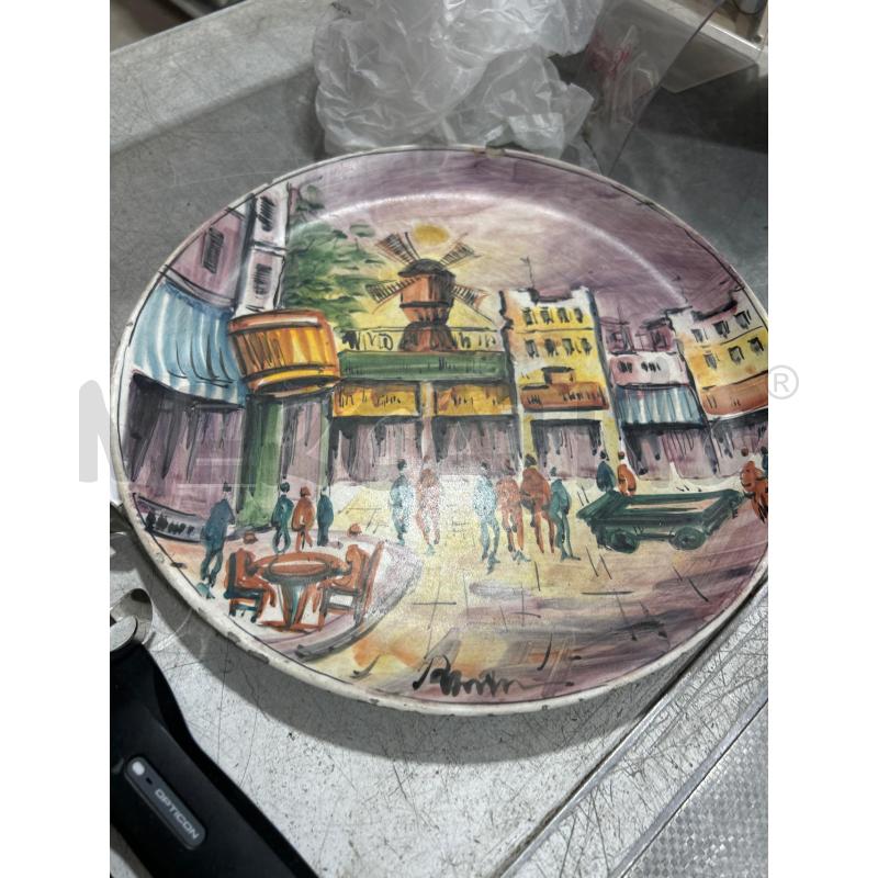 PIATTO PIAZZA CON MULINO | Mercatino dell'Usato San giovanni teatino 1
