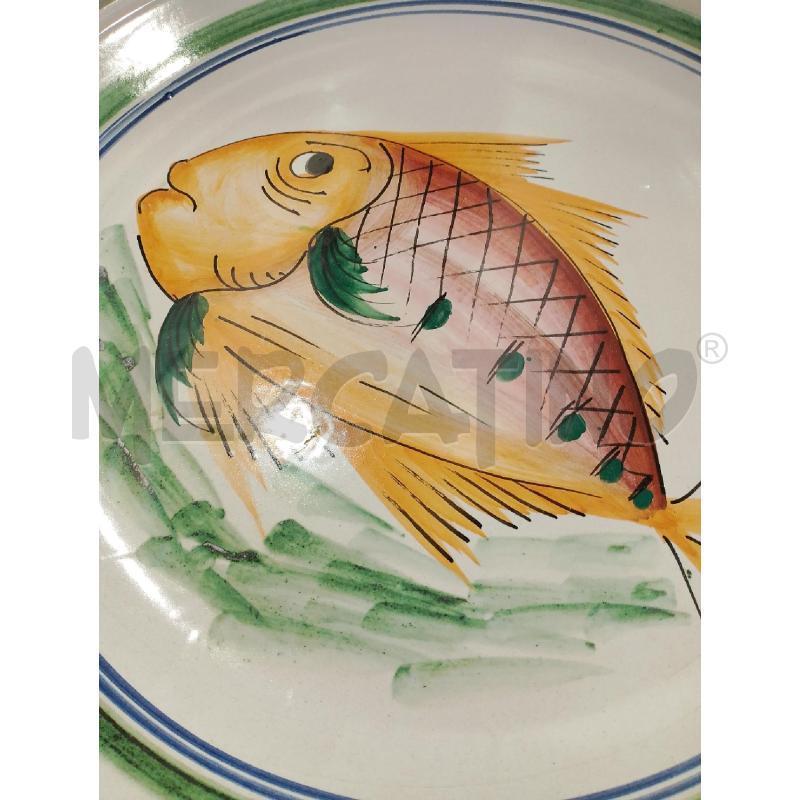 PIATTO ROTONDO CERAMICA PESCE | Mercatino dell'Usato San giovanni teatino 2