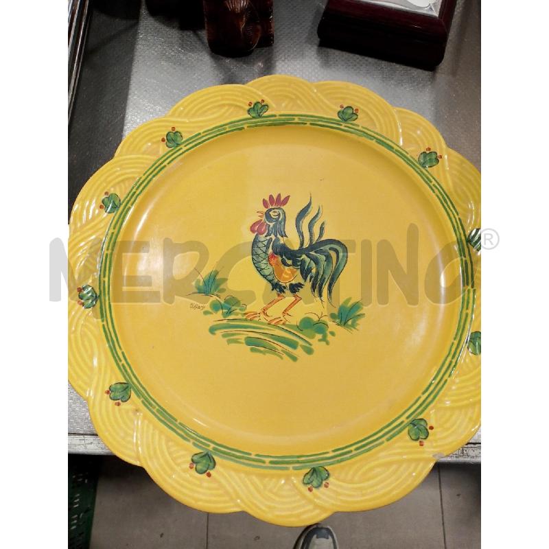 PIATTO TIFFANY GIALLO GALLO | Mercatino dell'Usato San giovanni teatino 1
