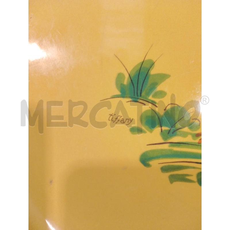 PIATTO TIFFANY GIALLO GALLO | Mercatino dell'Usato San giovanni teatino 2
