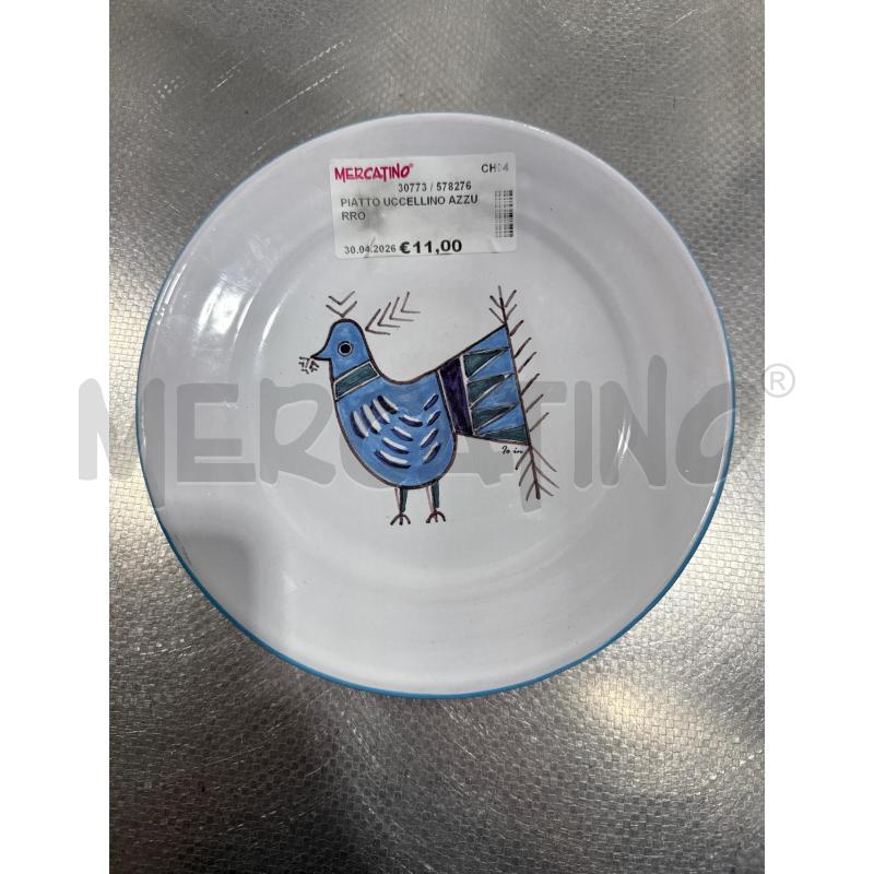 PIATTO UCCELLINO AZZURRO | Mercatino dell'Usato San giovanni teatino 1