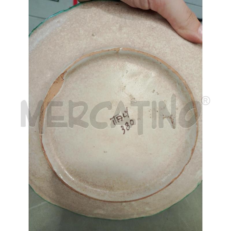 PIATTO VIETRI BARCA BORDO VERDE  | Mercatino dell'Usato San giovanni teatino 2