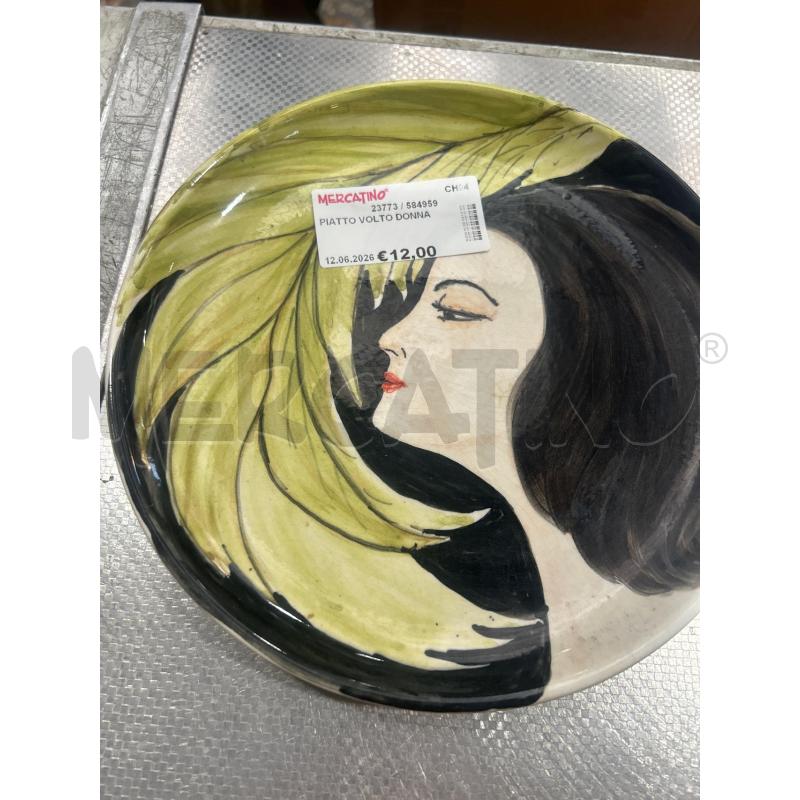 PIATTO VOLTO DONNA | Mercatino dell'Usato San giovanni teatino 1