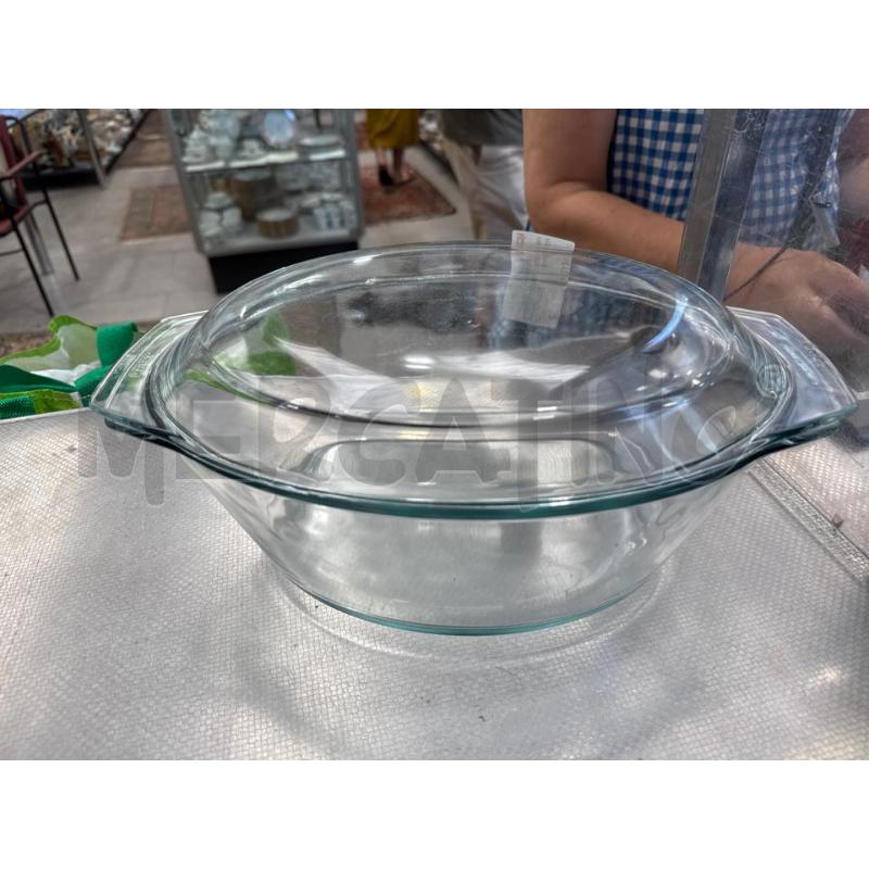 PIROFILA VETRO CON COPERCHIO PYREX | Mercatino dell'Usato San giovanni teatino 1
