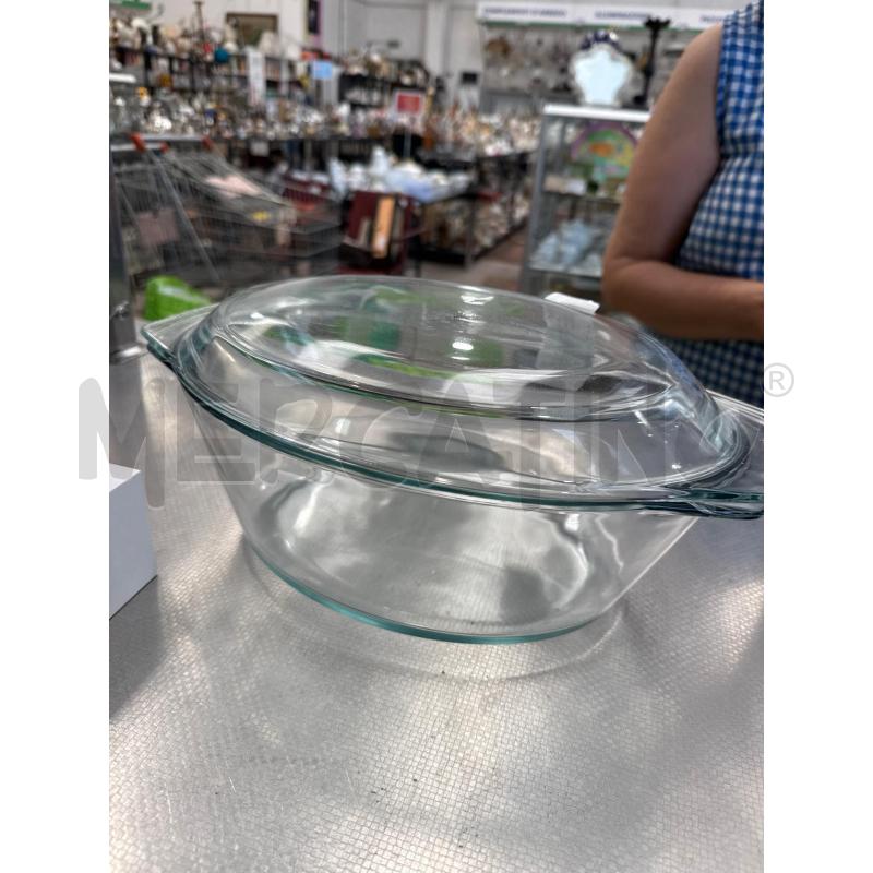 PIROFILA VETRO CON COPERCHIO PYREX | Mercatino dell'Usato San giovanni teatino 2