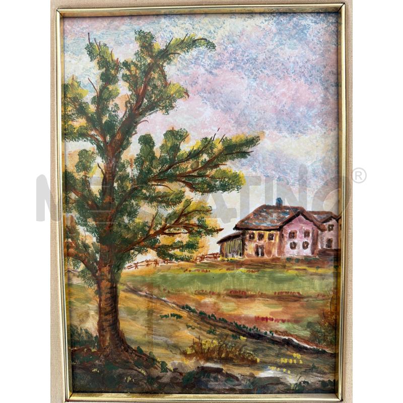 PLACCA CERAMICA PULSINELLI PALENA 34X24CM PIU' CORNICE | Mercatino dell'Usato San giovanni teatino 1