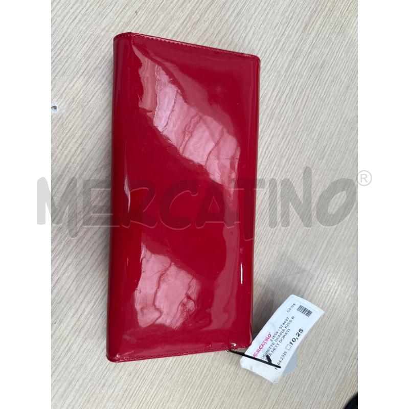 POCHETTE DONNA KISS ROSSA DETT DORATI  | Mercatino dell'Usato San giovanni teatino 2