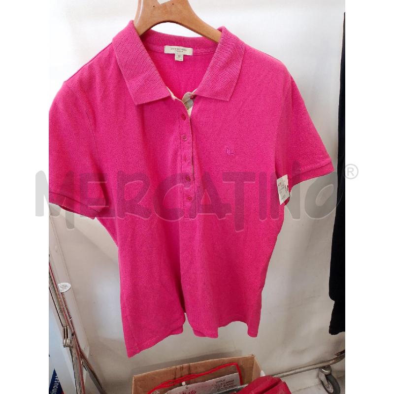 POLO DONNA BURBERRY ROSA TG XL | Mercatino dell'Usato San giovanni teatino 1