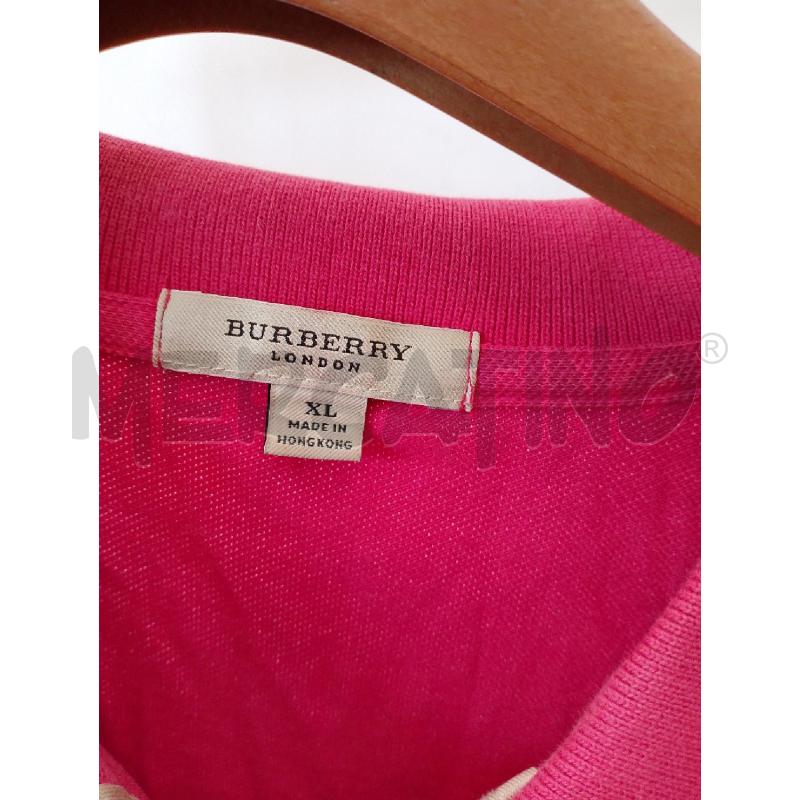 POLO DONNA BURBERRY ROSA TG XL | Mercatino dell'Usato San giovanni teatino 3