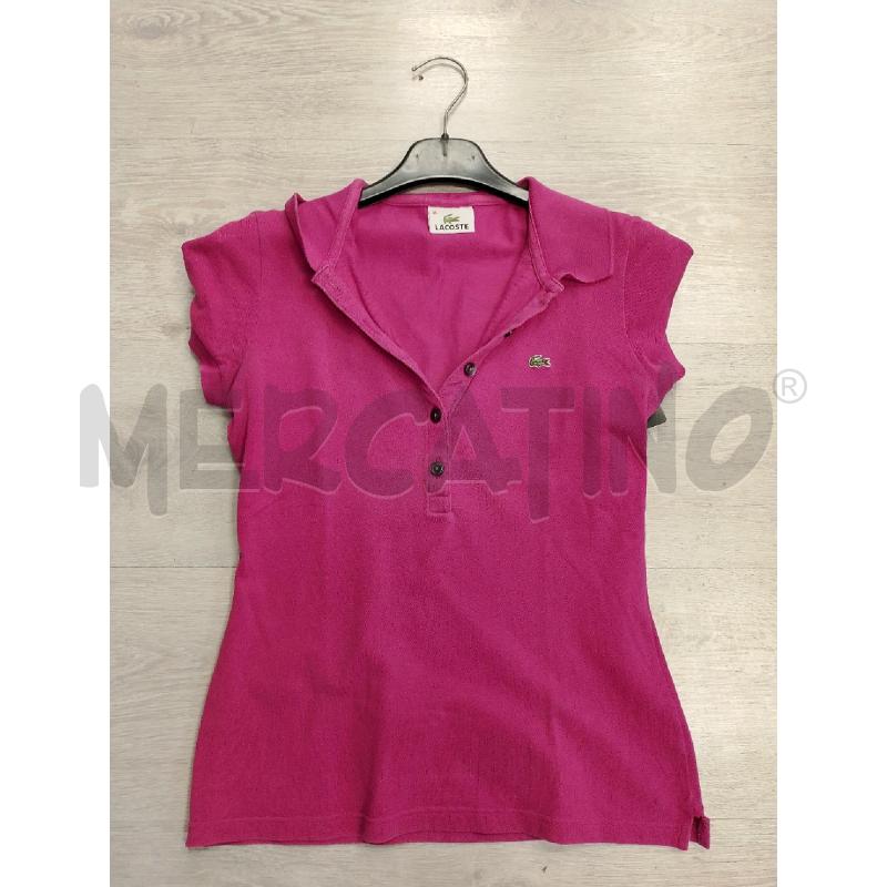POLO DONNA LACOSTE ROSA | Mercatino dell'Usato San giovanni teatino 1
