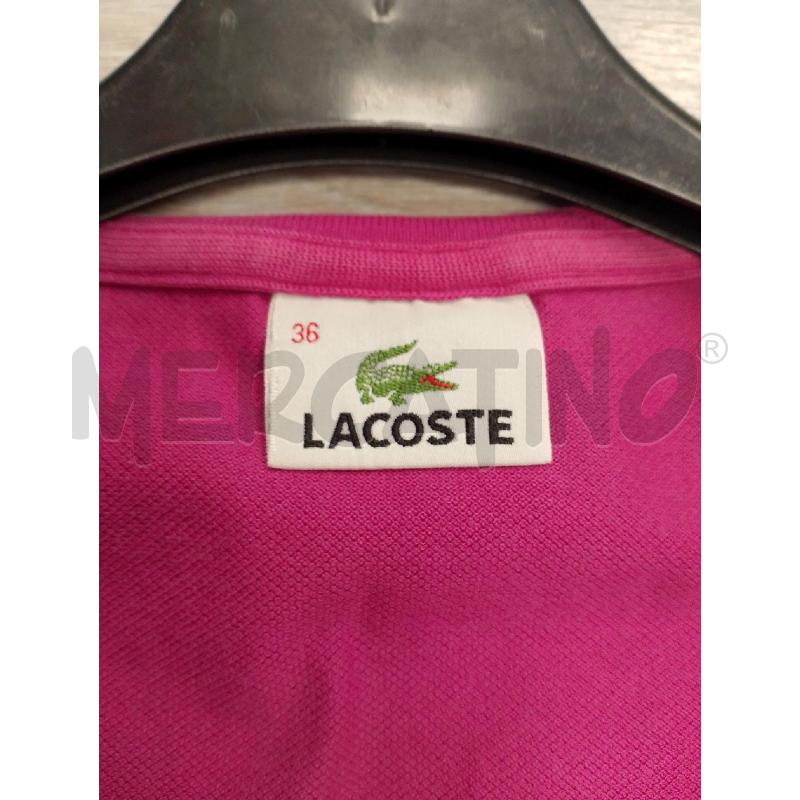 POLO DONNA LACOSTE ROSA | Mercatino dell'Usato San giovanni teatino 2