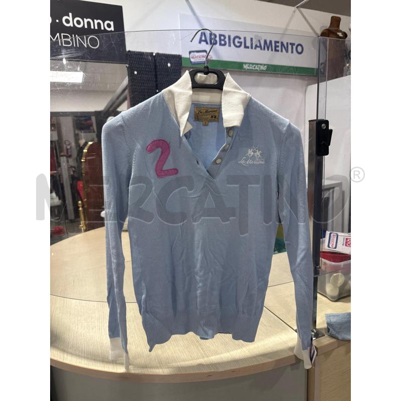 POLO DONNA LA MARTINA CELESTE  | Mercatino dell'Usato San giovanni teatino 1